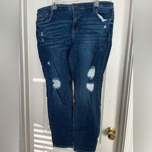 OLD NAVY | ROCKSTAR SUPER SKINNY MID-RISE | Plus Size 18